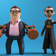 Illustration for article titled Let’s all pine for these digital mock-ups of Cornetto Trilogy vinyl figures